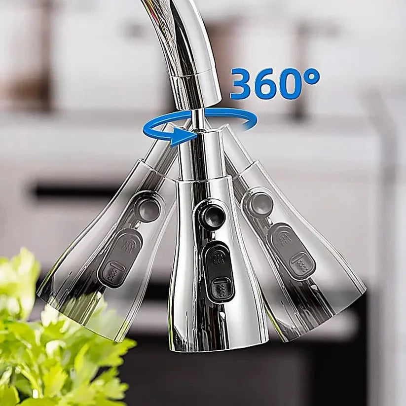 Flexible Tap Extension | Rotate, Rinse & Save Water