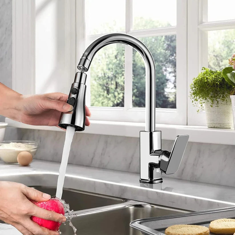 Flexible Tap Extension | Rotate, Rinse & Save Water