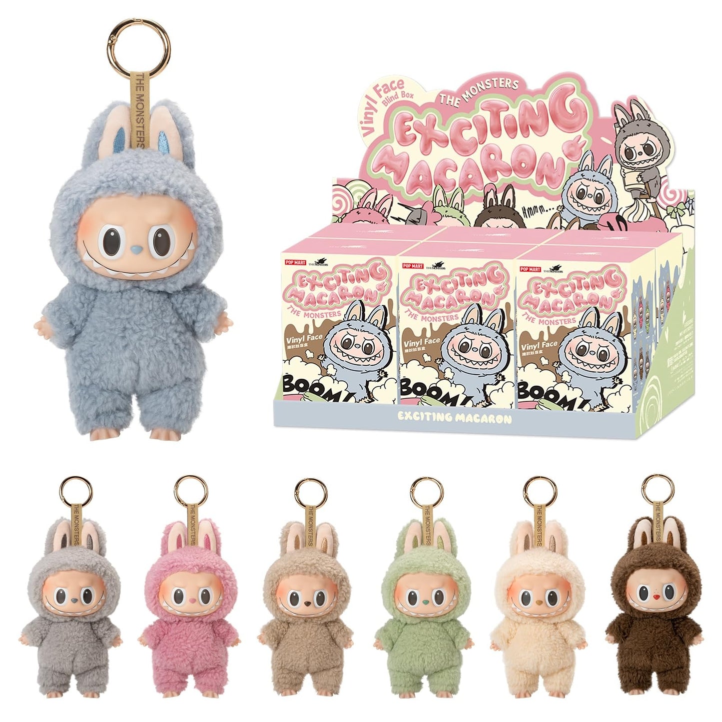 Labubu Doll Blind Box Random One Piece (Pack of 1, Multicolor)