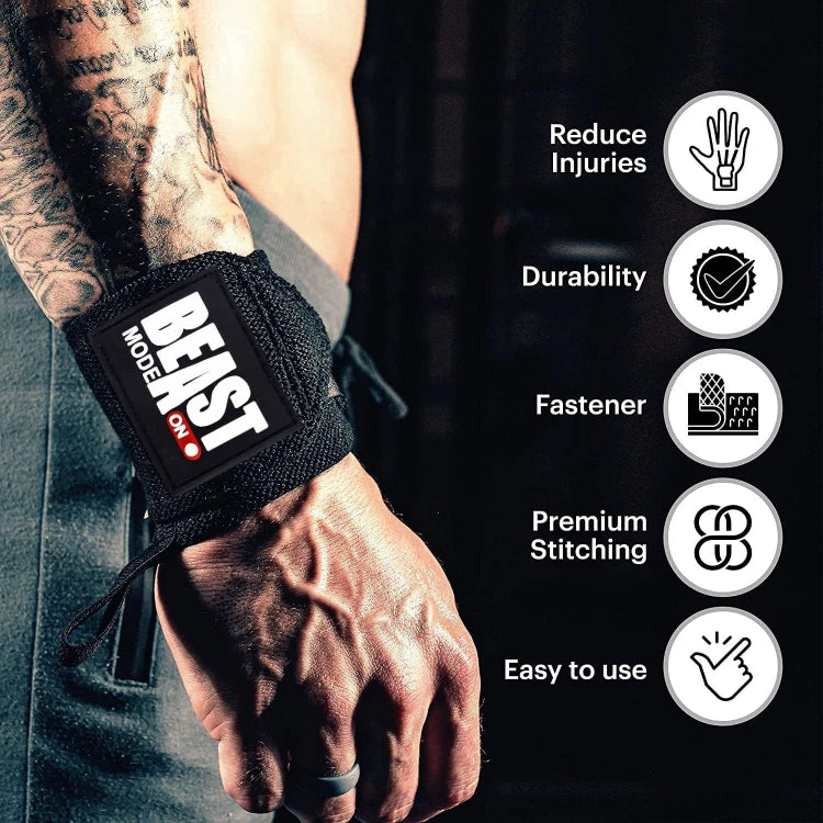FITNESS Wrist Straps For Gym, Wrist Band For Gym
