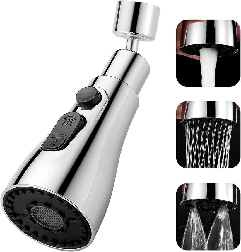 Flexible Tap Extension | Rotate, Rinse & Save Water