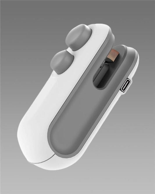 Portable Mini Sealing Machine 2 in 1 USB Rechargeable.