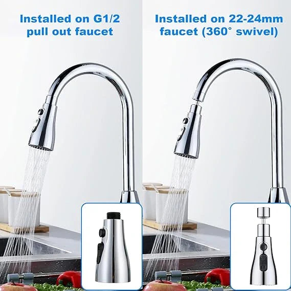 Flexible Tap Extension | Rotate, Rinse & Save Water