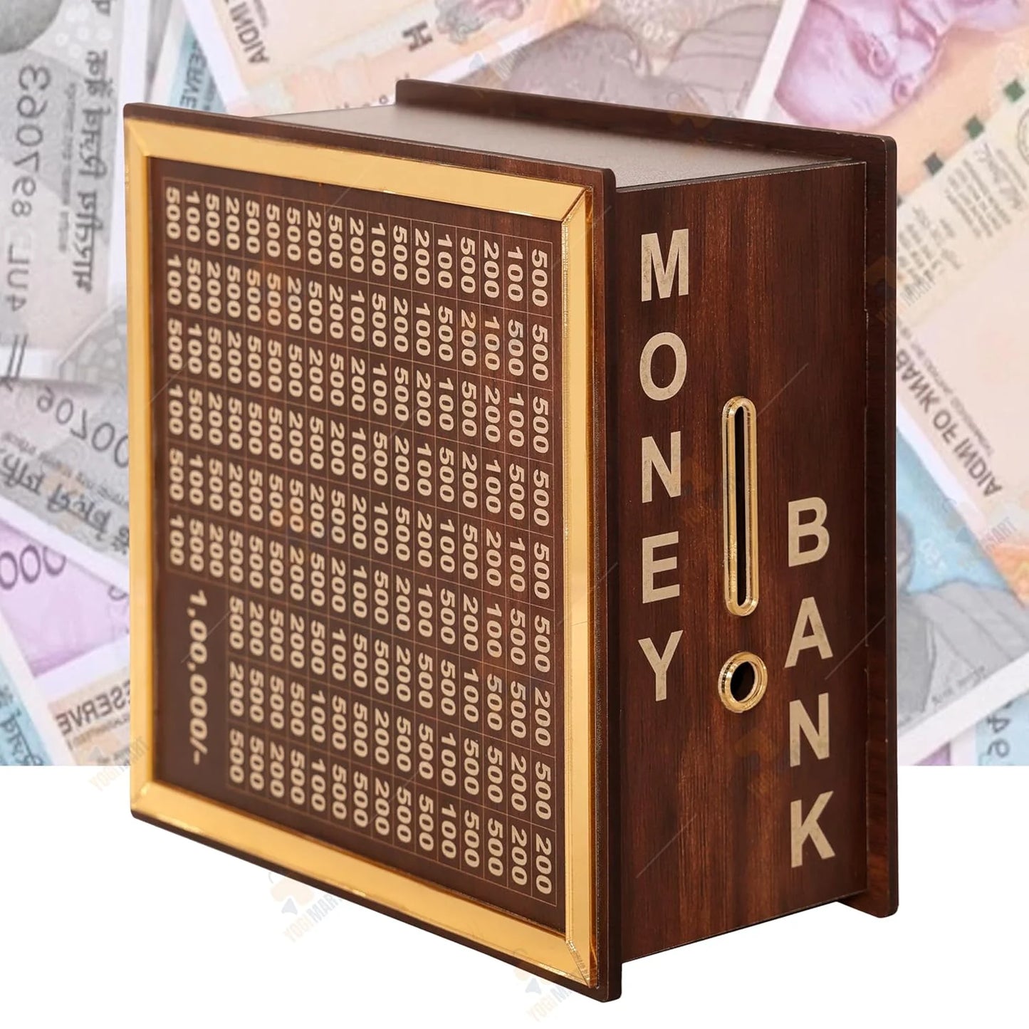 1 Lakh Wooden Money Saver Bank