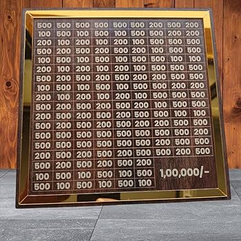 1 Lakh Wooden Money Saver Bank