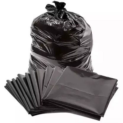 Premium Biodegradable Garbage Bags/Trash Bag - Black Color 19 X 21 Inches (Medium Size)