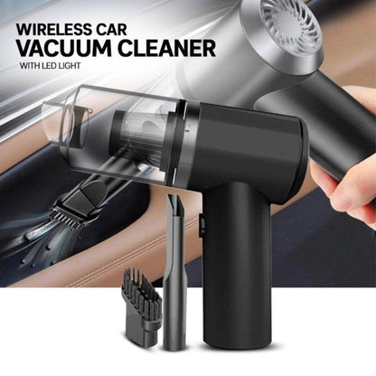 3 IN 1 Portable Car Vacuum Cleaner with Blower | USB Rechargeable Wireless Handheld Car Vacuum Cleaner Traveling, Portable, Rechargeable