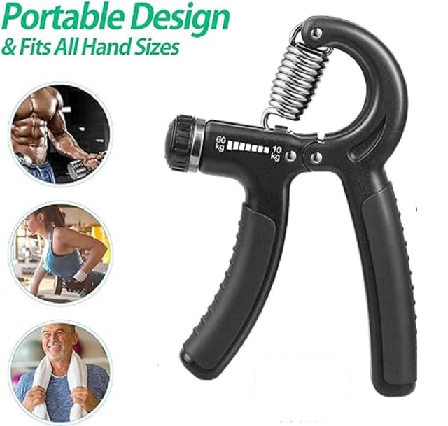 Weight Adjustable Hight Quality Hand Gripper for Men & Women | 5KG to 60KG